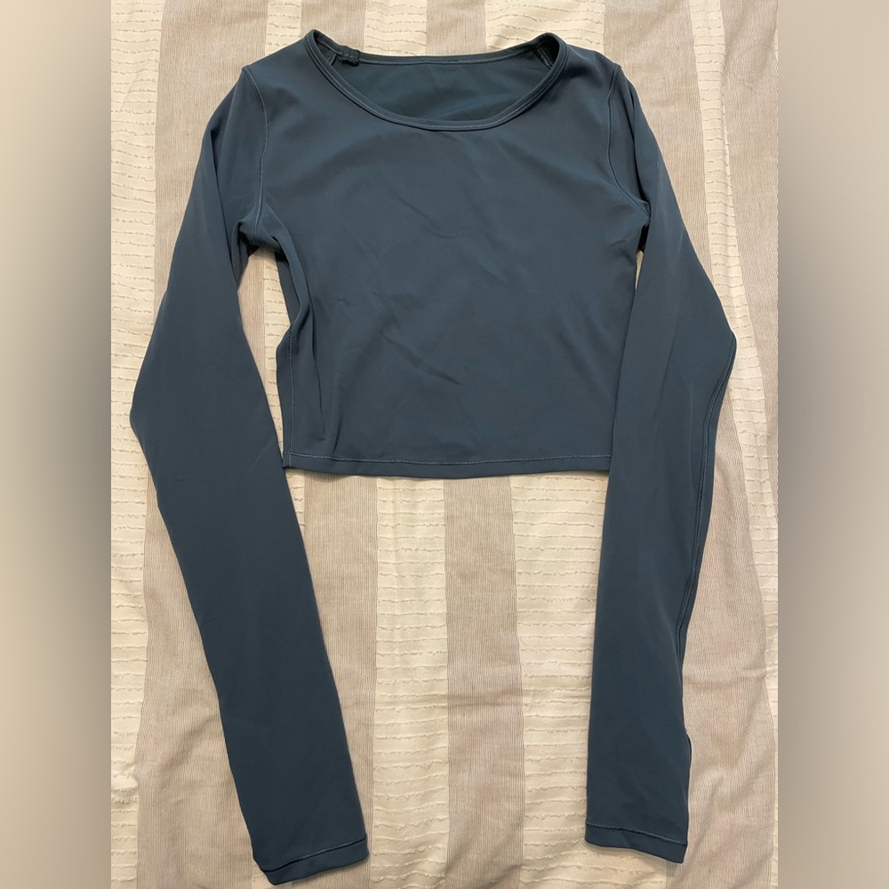 lululemon Cropped Wunder Train Long Sleeve